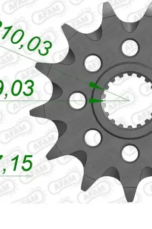 Shop Nu AFAM - FRONT 13T, 520, SELF CLEANING - Sprockets - Zelfreinigend