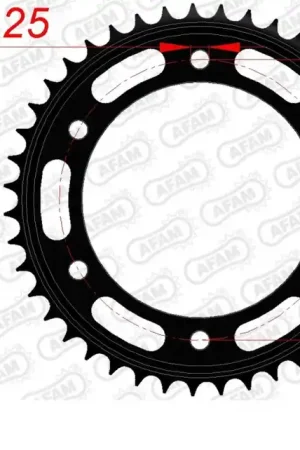 AFAM - REAR STEEL 42T, 530 - Sprockets - Geschikt voor Honda Cbr en Vtr modellen Uitverkoop