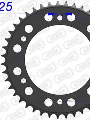 AFAM - REAR ALU 43T, 530 - Sprockets - Geschikt voor meerdere Honda modellen Flitsaanbieding