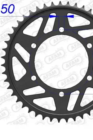 AFAM - REAR ALU 45T - Sprockets - 530 Tijdelijk Beschikbaar