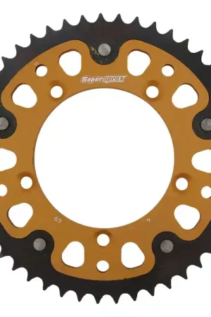 Uitverkoop SUPERSPROX - REAR STEALTH 49T, GOLD, 420 - Sprockets - Hoogwaardige kwaliteit
