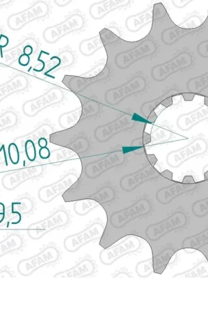 Voordeelprijs AFAM - FRONT 12T, 420 - Sprockets - 12 tanden