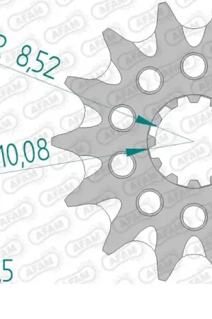 AFAM - FRONT 13T, 420, SELF CLEANING - Sprockets - Zelfreinigend Rechtstreeks Van De Fabrikant