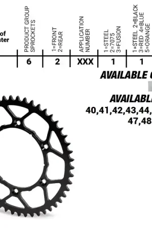 Beste Prijs MOTO MASTER - REAR STEEL ULTRALIGHT 50T, 420 - Sprockets - Lichtgewicht ontwerp