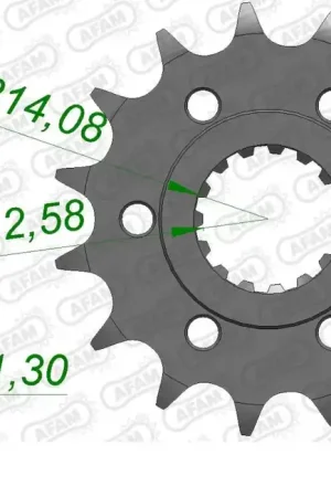 AFAM - FRONT 15T, 525 - Sprockets - 15 Tanden Gratis Verzending