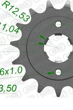 Meest Verkocht AFAM - FRONT 15T, 525 - Sprockets - 15T, 525