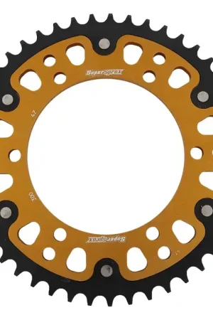 Populair SUPERSPROX - REAR STEALTH 47T - Sprockets - Goud 525
