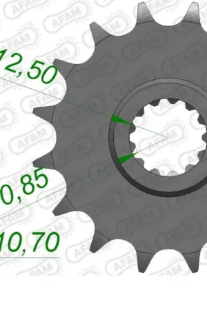 Flitsaanbieding AFAM - FRONT 17T, 525 - Sprockets - 17T