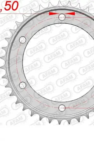 AFAM - REAR STEEL 39T, 525 - Sprockets - Hoge kwaliteit Trendy