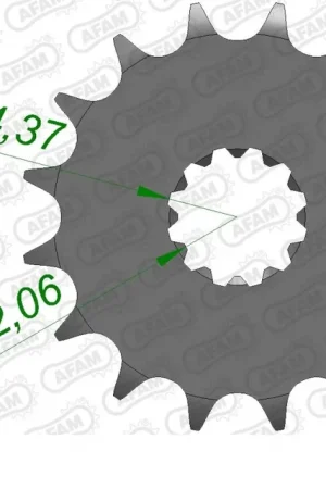 AFAM - FRONT 17T, 530 - Sprockets - 17T Tandwiel Betaalbaar