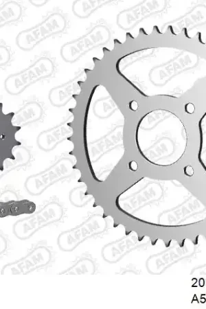 In De Mode AFAM - 520XLR2 110 ARS (CLIP) - Chain Kits - STEEL