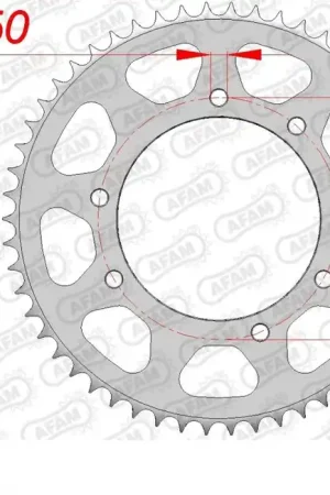 Geld-Terug-Garantie AFAM - REAR STEEL 48T, 428 - Sprockets - Duurzaam en Betrouwbaar