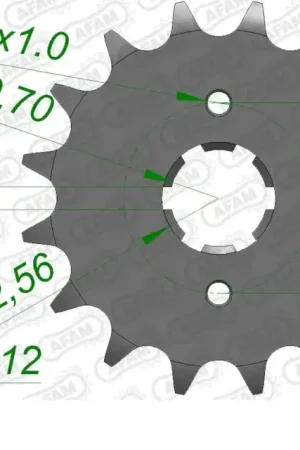 AFAM - FRONT 15T, 530 - Sprockets - Geschikt voor Yamaha Premium