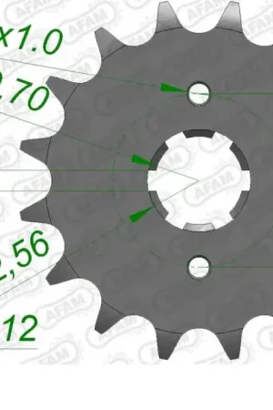 AFAM - FRONT 17T, 530 - Sprockets - 17T Nieuw