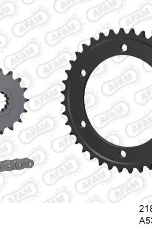 AFAM - 530XMR3 110 MRS (RIVET) & SPROCKETS - Chain Kits - STEEL Bulkbestelling