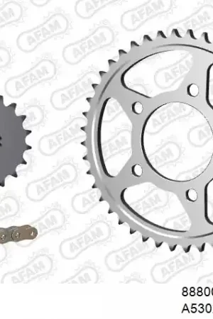 AFAM - 530XSR2 110 MRS - Chain Kits - RIVET GOLD & SPROCKETS Speciale Aanbieding