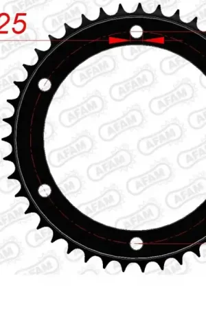 AFAM - REAR STEEL 43T, 530 - Sprockets - Geschikt voor Honda Gecertificeerd
