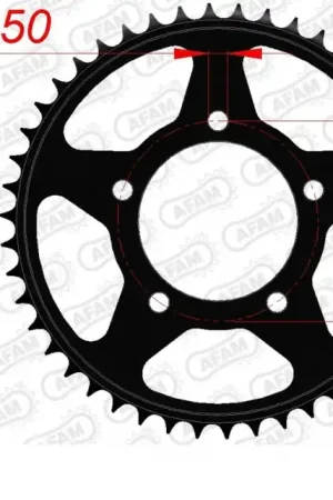 AFAM - REAR STEEL 39T, 520 - Sprockets - Geschikt voor diverse Suzuki modellen Snelle Levering