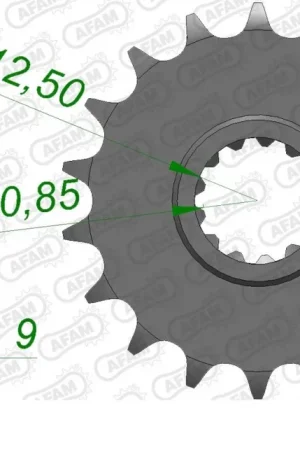 AFAM - FRONT 20T, 428 - Sprockets - Geschikt voor Yamaha Laatste Versie