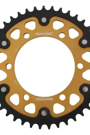 Koop Online SUPERSPROX - REAR STEALTH 43T, GOLD, 530 - Sprockets - Hoogwaardige prestaties