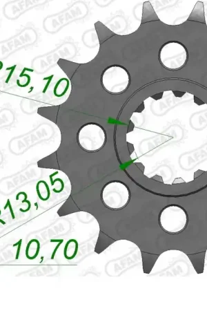 AFAM - FRONT 17T, 525 - Sprockets - Geschikt voor Yamaha Koop Vandaag