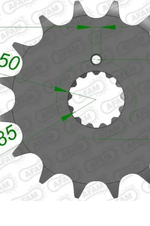 AFAM - FRONT 17T, 530 - Sprockets - Compatibel met Kawasaki en Suzuki Limited Edition