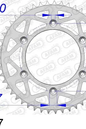 AFAM - REAR ALU 47T, 520 - Sprockets - Lichtgewicht Aluminium Origineel