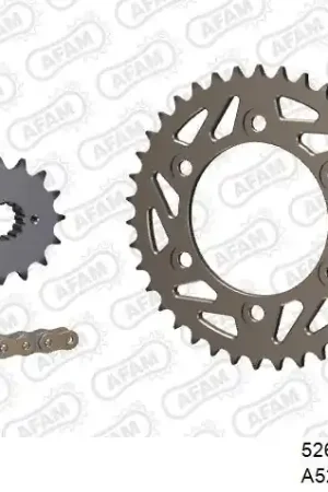 AFAM - 520XMR3 98 MRS (RIVET) - Chain Kits - ALU In De Mode
