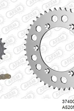 Geld-Terug-Garantie AFAM - 520XRR3 112 ARS (CLIP) GOLD & SPROCKETS - ALU
