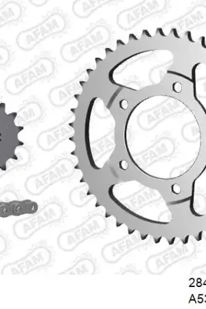 AFAM - 530XMR3 108 MRS (RIVET) & SPROCKETS - Chain Kits - STEEL Beste Prijs