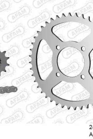 AFAM - 520XRR3 90 ARS (CLIP) GOLD & SPROCKETS - STEEL Betaalbaar