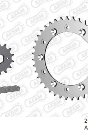 Topkwaliteit AFAM - 520XRR3 96 ARS (CLIP) GOLD & SPROCKETS - STEEL