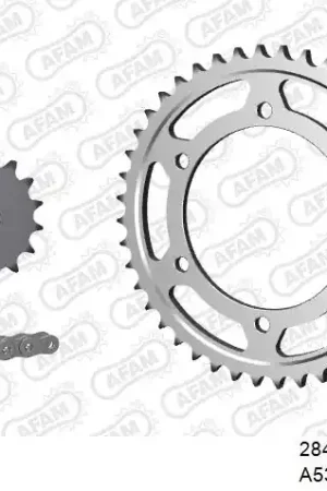 Beperkt Aanbod AFAM - 530XMR3 108 MRS (RIVET) - Chain Kits - STEEL