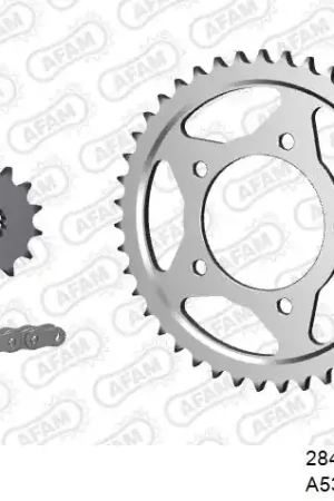 Exclusief AFAM - 530XMR3 108 MRS (RIVET) & SPROCKETS - Chain Kits - STEEL