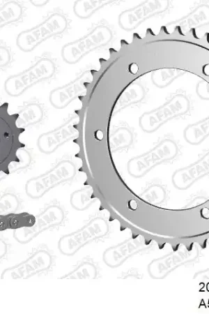 AFAM - 525XMR3 112 MRS (RIVET) & SPROCKETS - Chain Kits - STEEL Seizoensaanbieding