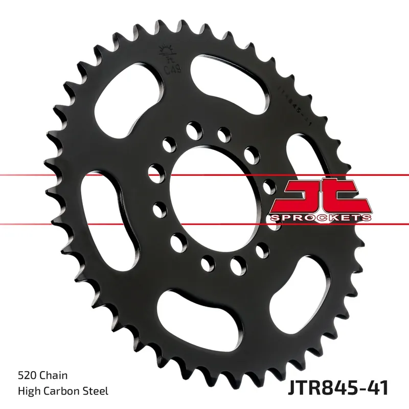 JT SPROCKETS - REAR STEEL 41T, 520 - Sprockets - Geschikt voor Yamaha Professioneel