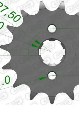 AFAM - FRONT 14T, 428 - Sprockets - Compatibel met Honda Budget