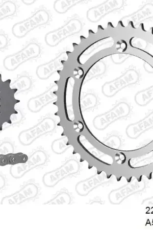 AFAM - 525XMR3 110 MRS (RIVET) & SPROCKETS - Chain Kits - STEEL Tijdelijk Beschikbaar