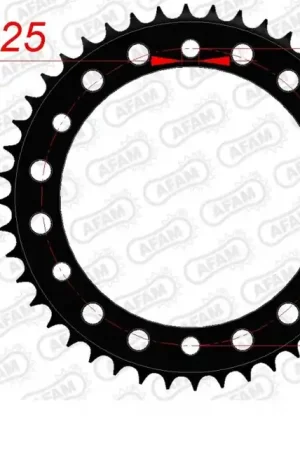 Finale Uitverkoop AFAM - REAR STEEL 44T, 530 - Sprockets - Compatibiliteit met Honda