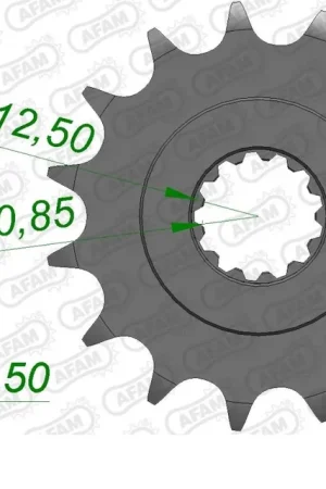 Voordeelprijs AFAM - FRONT 15T, 520 - Sprockets - Compatible with Kawasaki