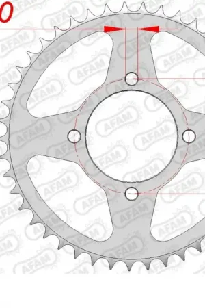 AFAM - REAR STEEL 36T, 428 - Sprockets - Voor Suzuki en Yamaha Weekendaanbieding