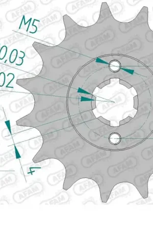 AFAM - FRONT 13T, 520 - Sprockets - 13T Topkwaliteit