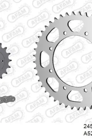 AFAM - 520XMR3 108 MRS (RIVET) & SPROCKETS - Chain Kits - STEEL Goedkoop