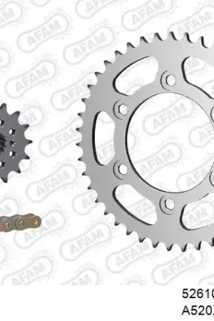 AFAM - 520XHR2 102 MRS - Chain Kits - RIVET GOLD & SPROCKETS Nu Kopen