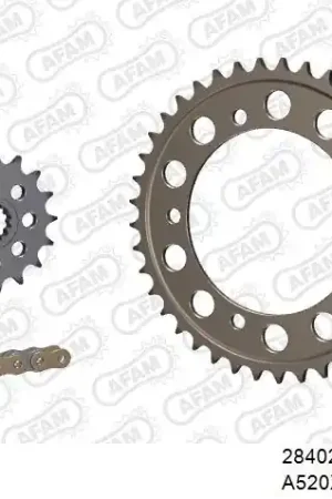 Shop Nu AFAM - 520XHR2 108 MRS - Chain Kits - GOLD & SPROCKETS