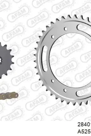 AFAM - 525XSR2 108 MRS - Chain Kits - RIVET GOLD & SPROCKETS Plaats Bestelling