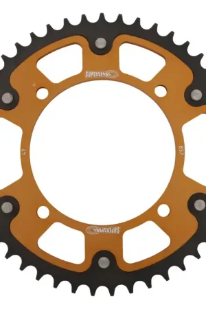 SUPERSPROX - REAR STEALTH 47T, GOLD, 520 - Sprockets - 47T Modern