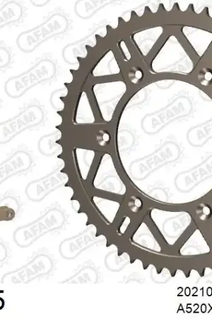 Premium AFAM - 520XRR3 116 ARS (CLIP) GOLD & SPROCKETS - Chain Kits - ALU
