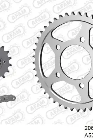 AFAM - 530XMR3 110 MRS (RIVET) - Chain Kits - STEEL Ambachtelijk