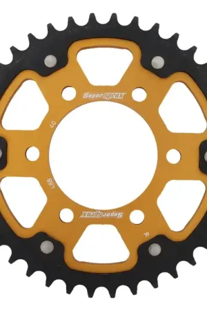 Koop Online SUPERSPROX - REAR STEALTH 40T, GOLD, 530 - Sprockets - Geschikt voor Kawasaki Z 650 sr